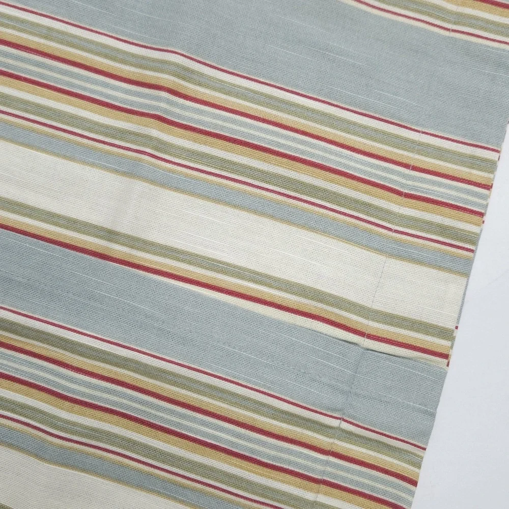 Waverly Euro Pillow Sham  Stripe Flange Traditional Country Coastal Autumn PAIR